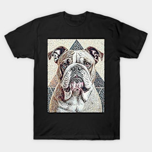 Dog Portrait - Bulldog T-Shirt